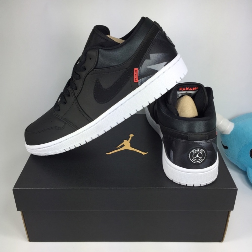 NEW! Paris Saint-Germain x Nike Air Jordan 1 Low - Picture 3 of 8